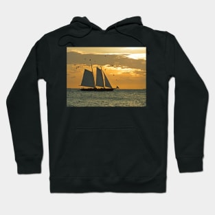 Sailing at sunset Hoodie